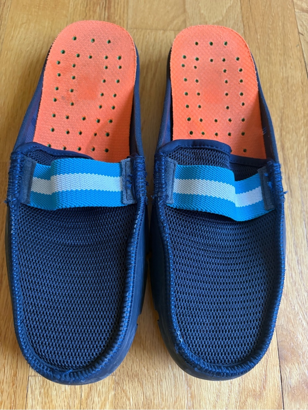 SWIMS Men’s Blue Mesh Slip-On Shoes Size 8